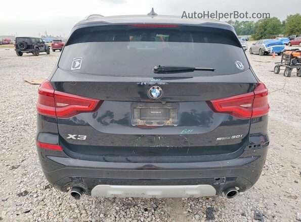 5UXTR7C58KLF29797 2019 BMW X3 Черный Вид сзади
