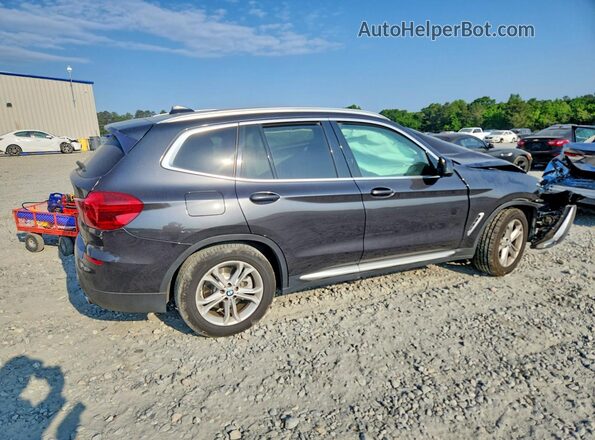 5UXTR7C58KLR53834 2019 BMW X3 Черный Задняя правая четверть
