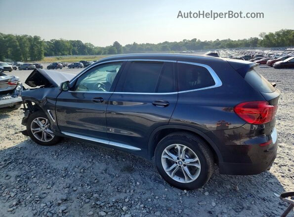 5UXTR7C58KLR53834 2019 BMW X3 Черный Задняя левая четверть