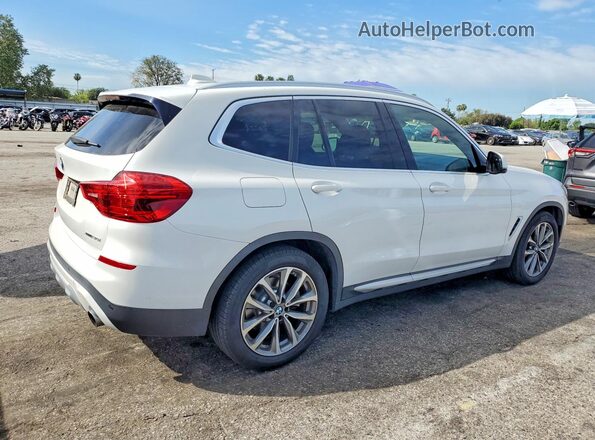 5UXTR7C5XKLE88699 2019 BMW X3 Белый Задняя правая четверть