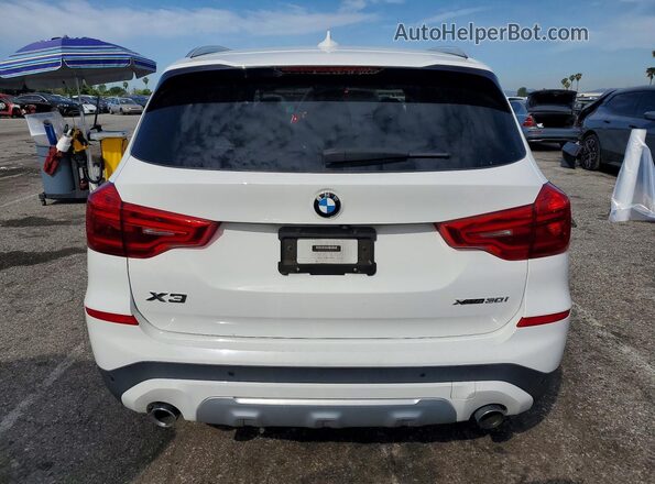 5UXTR7C5XKLE88699 2019 BMW X3 Белый Вид сзади