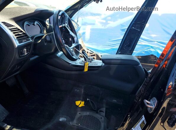 5UXTR7C5XKLF34046 2019 BMW X3 Черный Вид салона спереди