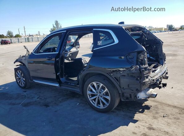 5UXTR7C5XKLF34046 2019 BMW X3 Черный Задняя левая четверть