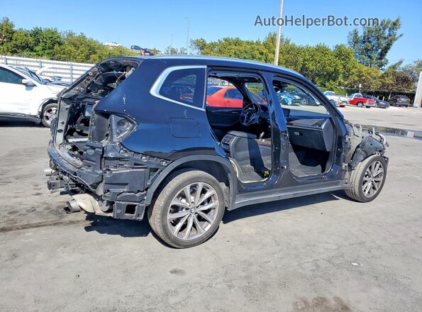 5UXTR7C5XKLF34046 2019 BMW X3 Черный Задняя правая четверть