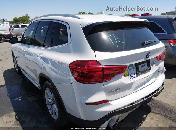 5UXTR7C5XKLR48473 2019 BMW X3 Белый Задняя левая четверть