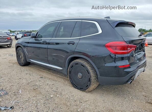 5UXTR9C50JLC80079 2018 BMW X3 Черный Задняя левая четверть