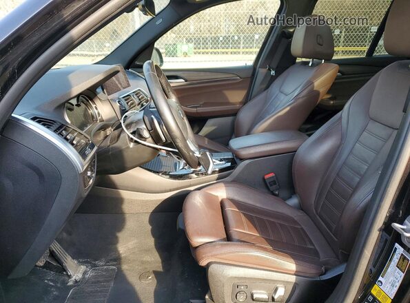 5UXTR9C50KLP87899 2019 BMW X3 Black Vista interior delantera