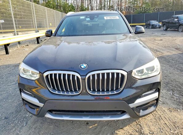 5UXTR9C50KLP87899 2019 BMW X3 Black Vista frontal