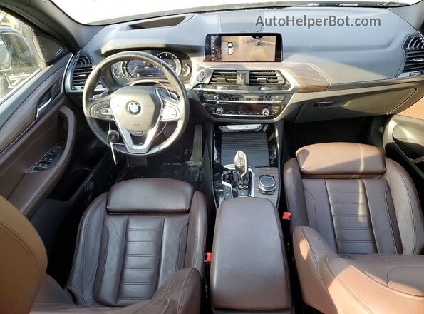 5UXTR9C50KLP87899 2019 BMW X3 Black Vista del salpicadero