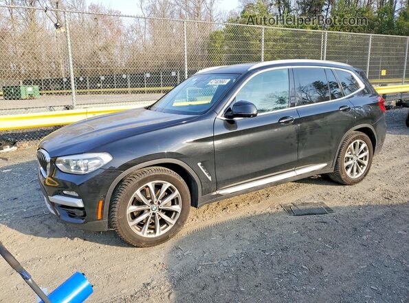 5UXTR9C50KLP87899 2019 BMW X3 Black Vista tres cuartos delantera izquierda