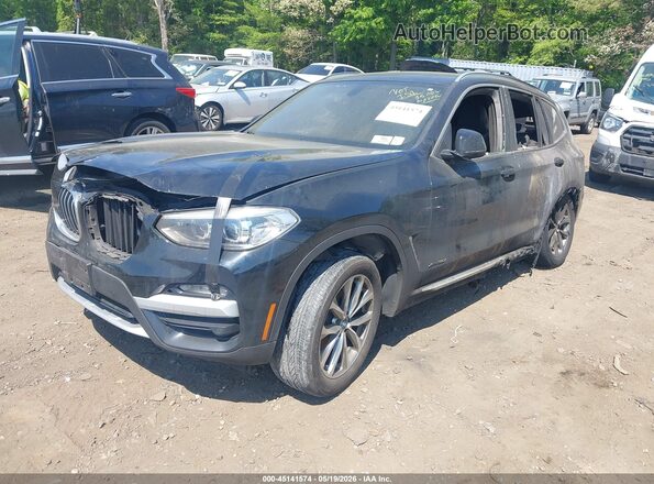 5UXTR9C51JLD65965 2018 BMW X3 Черный Передняя левая четверть