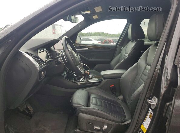 5UXTR9C51KLP81495 2019 BMW X3 Угольный Вид салона спереди