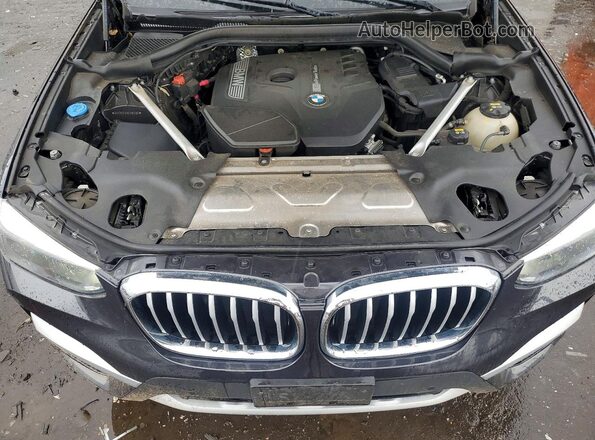 5UXTR9C51KLP81495 2019 BMW X3 Угольный Вид подкапотного пространства