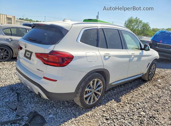 5UXTR9C52KLE15466 2019 BMW X3 Белый Задняя правая четверть