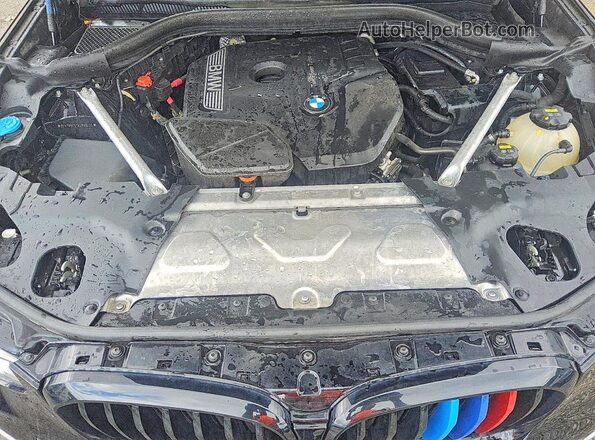5UXTR9C52KLP89475 2019 BMW X3 Black ძრავის განყოფილების ხედი