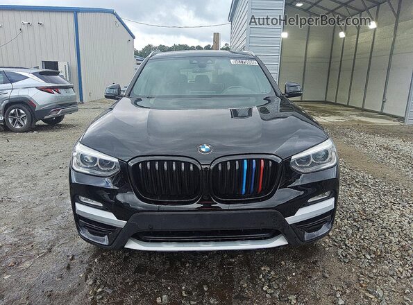5UXTR9C52KLP89475 2019 BMW X3 Black წინა ხედი
