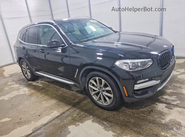 5UXTR9C52KLP89475 2019 BMW X3 Black წინა მარჯვენა