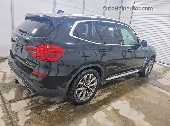5UXTR9C52KLP89475 2019 BMW X3 Black უკანა მარჯვენა