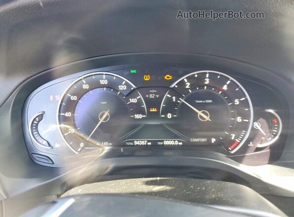 5UXTR9C53JLC74776 2018 BMW X3 Черный Вид щитка приборов