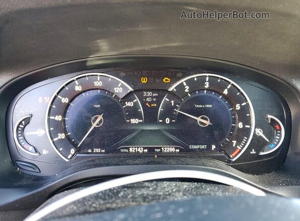 5UXTR9C53JLD57513 2018 BMW X3 Серый Вид щитка приборов