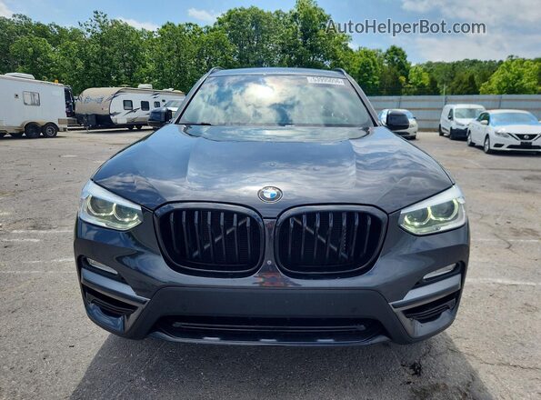 5UXTR9C53KLP91042 2019 BMW X3 Charcoal Widok z przodu