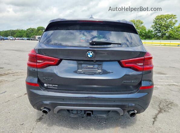 5UXTR9C53KLP91042 2019 BMW X3 Charcoal Widok z tyłu