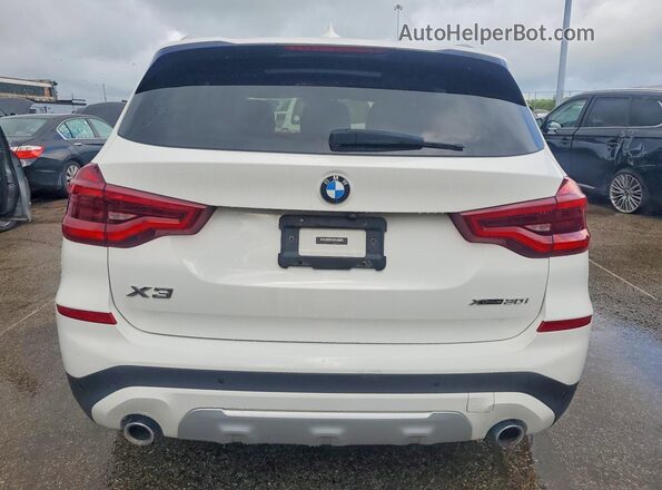 5UXTR9C54JLD68021 2018 BMW X3 Белый Вид сзади
