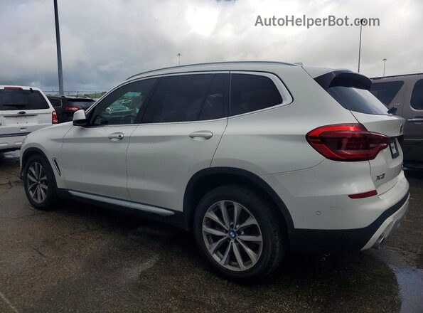 5UXTR9C54JLD68021 2018 BMW X3 Белый Задняя левая четверть