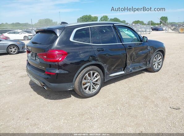 5UXTR9C54KLR03380 2019 BMW X3 Черный Задняя правая четверть