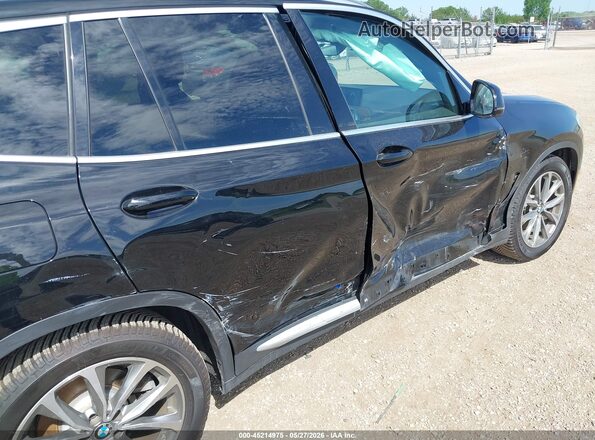5UXTR9C54KLR03380 2019 BMW X3 Черный Вид спереди