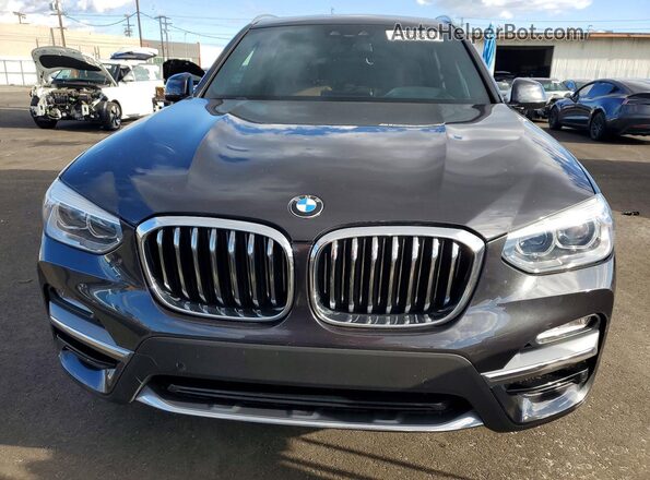 5UXTR9C54KLR08322 2019 BMW X3 Серый Вид спереди