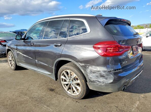5UXTR9C54KLR08322 2019 BMW X3 Серый Задняя левая четверть