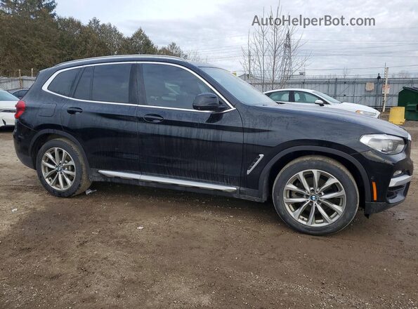 5UXTR9C55JLD90013 2018 BMW X3 Черный Передняя правая четверть