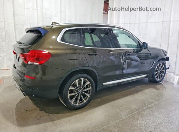 5UXTR9C55KLP95903 2019 BMW X3 Brown Tył prawy
