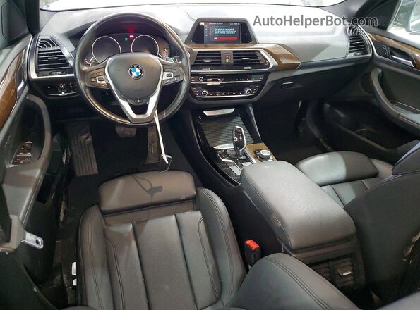 5UXTR9C55KLP95903 2019 BMW X3 Brown Widok deski rozdzielczej