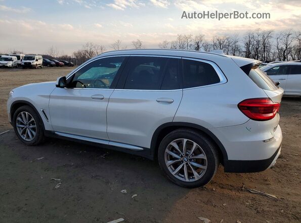 5UXTR9C56JLD90053 2018 BMW X3 White Rear left