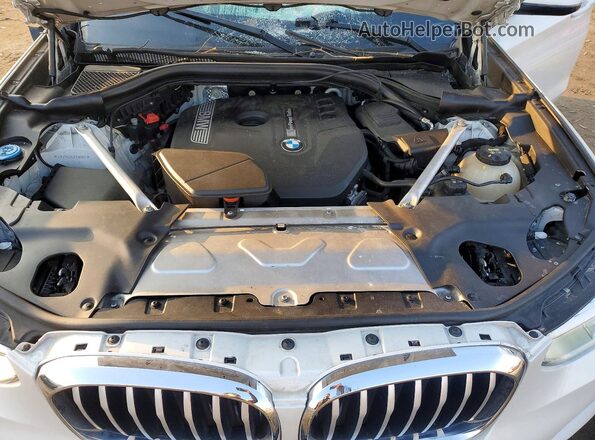 5UXTR9C56JLD90053 2018 BMW X3 White Engine compartment view