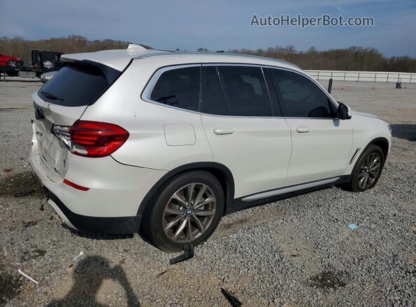 5UXTR9C56KLP90547 2019 BMW X3 White უკანა მარჯვენა