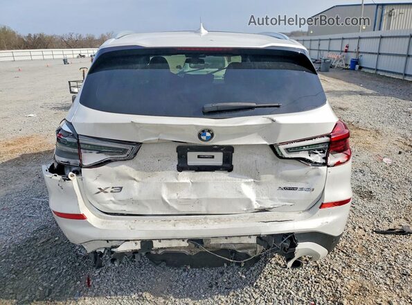 5UXTR9C56KLP90547 2019 BMW X3 White უკანა ხედი