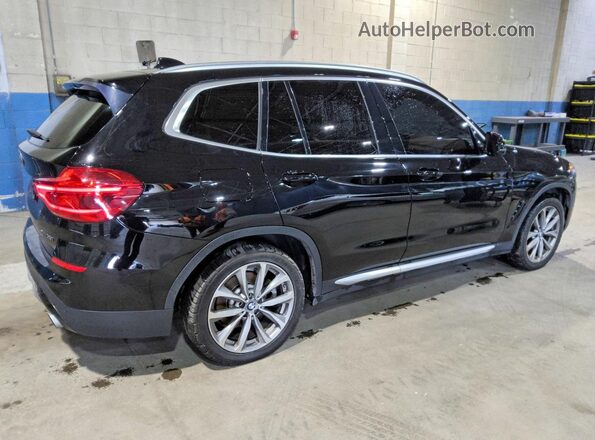 5UXTR9C57KLD93321 2019 BMW X3 Черный Задняя правая четверть