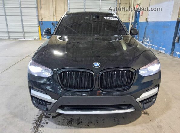 5UXTR9C57KLD93321 2019 BMW X3 Черный Вид спереди