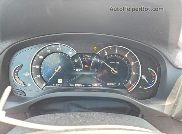 5UXTR9C58JLD58155 2018 BMW X3 Черный Вид щитка приборов