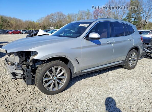 5UXTR9C58KLE11390 2019 BMW X3 Silver Przód lewy