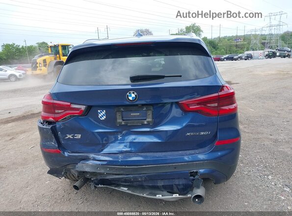 5UXTR9C59JLD72081 2018 BMW X3 Синий 