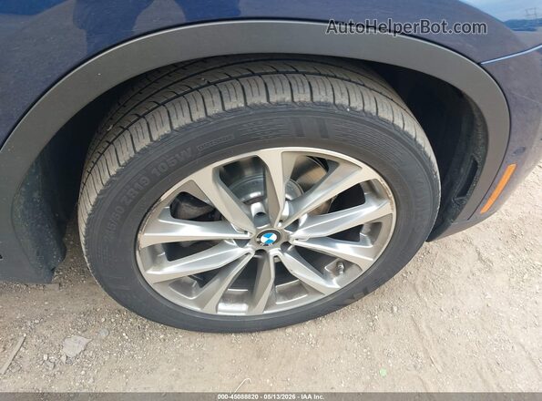 5UXTR9C59JLD72081 2018 BMW X3 Синий Вид щитка приборов