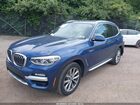 2018 Bmw X3 Xdrive30i Синий vin: 5UXTR9C59JLD72081