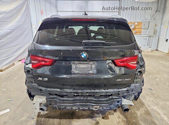 5UXTR9C59KLP85164 2019 BMW X3 Black Widok z tyłu