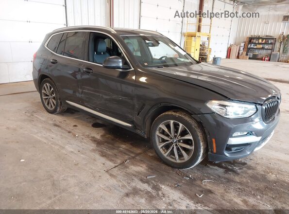 5UXTR9C5XKLE15148 2019 BMW X3 Gray წინა ხედი