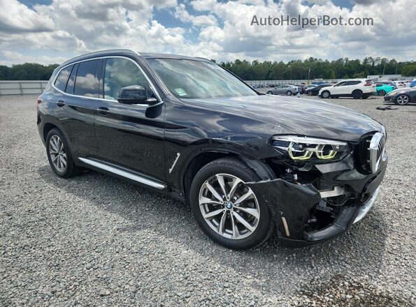 5UXTR9C5XKLE21323 2019 BMW X3 Black Przód prawy