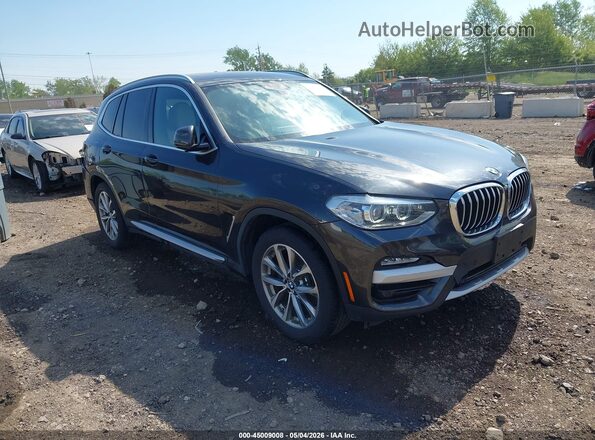 5UXTR9C5XKLP87800 2019 BMW X3 Черный Передняя правая четверть